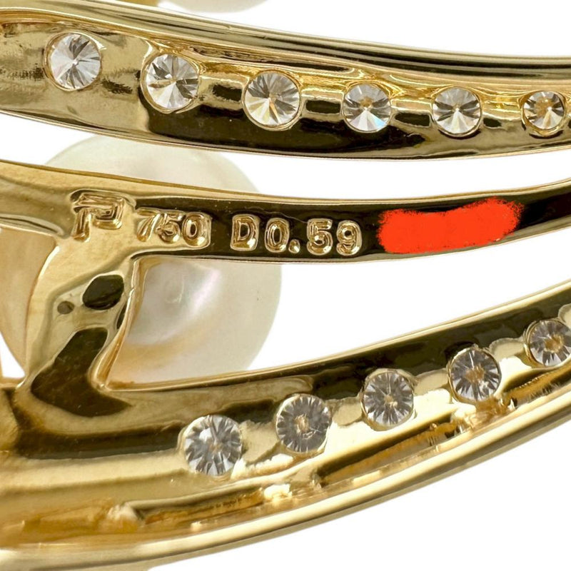 POLA/ポーラ】 アコヤパール（真珠）6.8-8.3mm ダイヤモンド 0.59ct