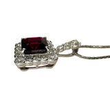 レッドトルマリン（ルベライト） 3.52ct ダイヤモンド 1.25ct ネックレス Pt900プラチナ/Pt850プラチナ 12.1g 50cm レディース
【中古】【真子質店】【NN】




【ISxMa】