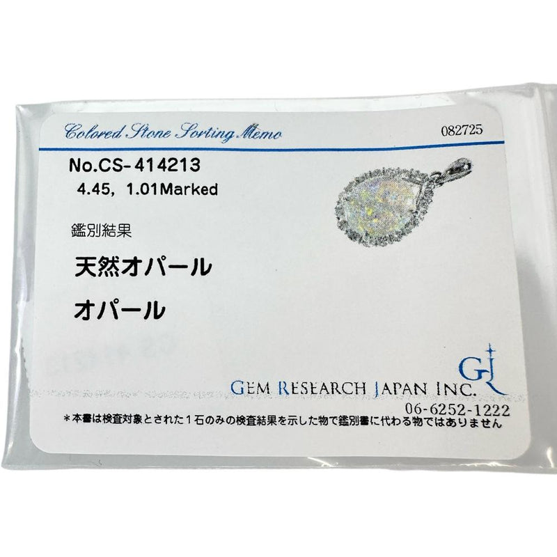 オパール 4.45ct ダイヤモンド 計1.01ct ネックレス Pt900プラチナ/Pt850プラチナ 13.0g 45cm レディース
【中古】【真子質店】【NN】




【IYMiMa】