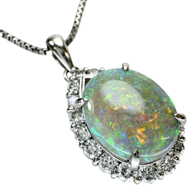 オパール 4.45ct ダイヤモンド 計1.01ct ネックレス Pt900プラチナ/Pt850プラチナ 13.0g 45cm レディース
【中古】【真子質店】【NN】




【IYMiMa】