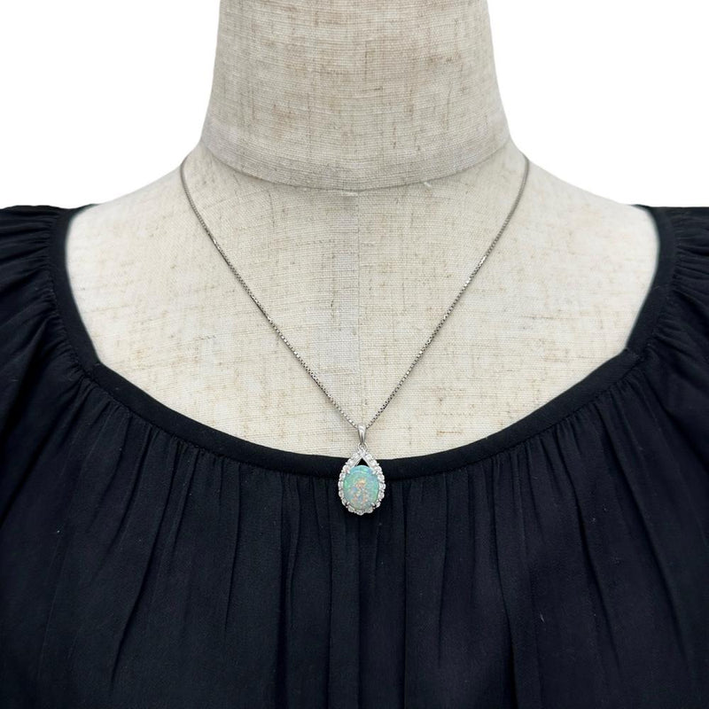 オパール 4.45ct ダイヤモンド 計1.01ct ネックレス Pt900プラチナ/Pt850プラチナ 13.0g 45cm レディース
【中古】【真子質店】【NN】




【IYMiMa】