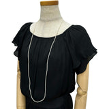 ロング アコヤベビーパール（真珠）3.0-3.3mm ネックレス シルバー 16.9g 107cm レディース
【中古】【真子質店】【NN】




【DxK】