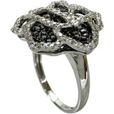 10.5号 バラモチーフ ブラックダイヤモンド 0.62ct その他ダイヤモンド 0.38ct リング・指輪 K18WGホワイトゴールド 18金 4.8g レディース
【中古】【真子質店】【NN】




【STD】