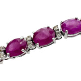 ルビー 計10.0ct ダイヤモンド 計0.40ct ブレスレット K18WGホワイトゴールド 18金 8.4g 17.5cm レディース
【中古】【真子質店】【NN】




【ITMiK】