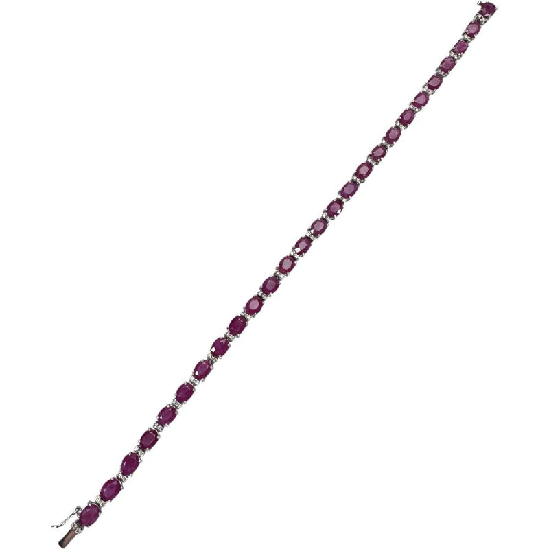 ルビー 計10.0ct ダイヤモンド 計0.40ct ブレスレット K18WGホワイトゴールド 18金 8.4g 17.5cm レディース
【中古】【真子質店】【NN】




【ITMiK】