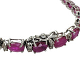 ルビー 計10.0ct ダイヤモンド 計0.40ct ブレスレット K18WGホワイトゴールド 18金 8.4g 17.5cm レディース
【中古】【真子質店】【NN】




【ITMiK】