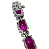 ルビー 計10.0ct ダイヤモンド 計0.40ct ブレスレット K18WGホワイトゴールド 18金 8.4g 17.5cm レディース
【中古】【真子質店】【NN】




【ITMiK】