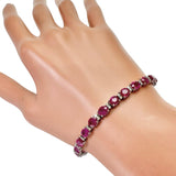 ルビー 計10.0ct ダイヤモンド 計0.40ct ブレスレット K18WGホワイトゴールド 18金 8.4g 17.5cm レディース
【中古】【真子質店】【NN】




【ITMiK】