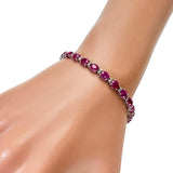 ルビー 計10.0ct ダイヤモンド 計0.40ct ブレスレット K18WGホワイトゴールド 18金 8.4g 17.5cm レディース
【中古】【真子質店】【NN】




【ITMiK】