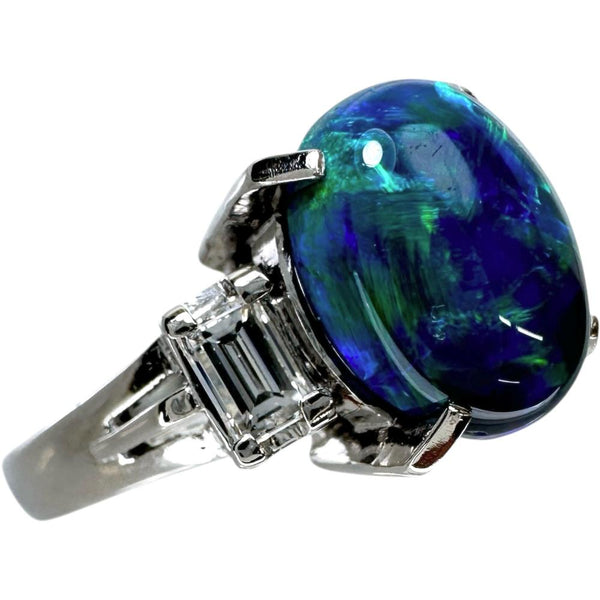 12号 ブラックオパール 2.83ct ダイヤモンド 0.34ct リング・指輪 Pt900プラチナ 6.2g レディース
【中古】【真子質店】【NN】




【IxYK】