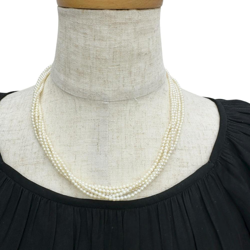 5連 アコヤベビーパール(真珠)2.5-3.0mm ネックレス シルバー 30.9g 46cm レディース
【中古】【真子質店】【NN】




【YIY】