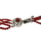 5串 珊瑚 2.0mm～3.5mm 项链 银 37.4克 62厘米 女士
【中古】【真子质店】【NN】




【YxMo】