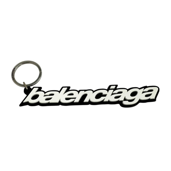 BALENCIAGA/バレンシアガ】 ロゴ キーリング バッグチャーム