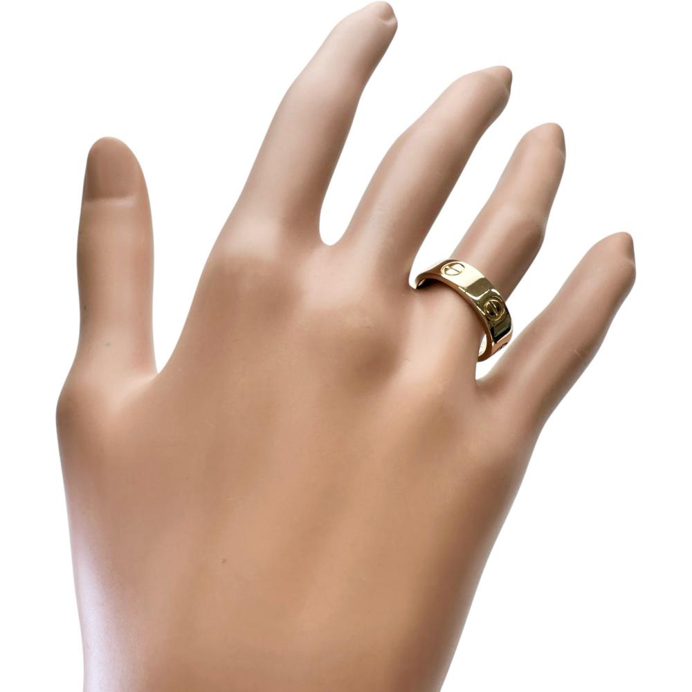 12号【CARTIER/カルティエ】 リング・指輪 ラブリング K18PGピンク