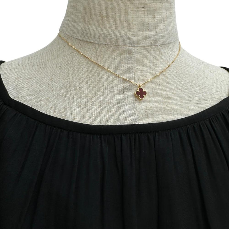 【Van Cleef & Arpels/ヴァンクリーフ＆アーペル】 カーネリアン ネックレス スウィートアルハンブラ K18ゴールド 18金 2.8g 39/41cm レディース
【中古】【真子質店】【GD】




【IMiIMo】