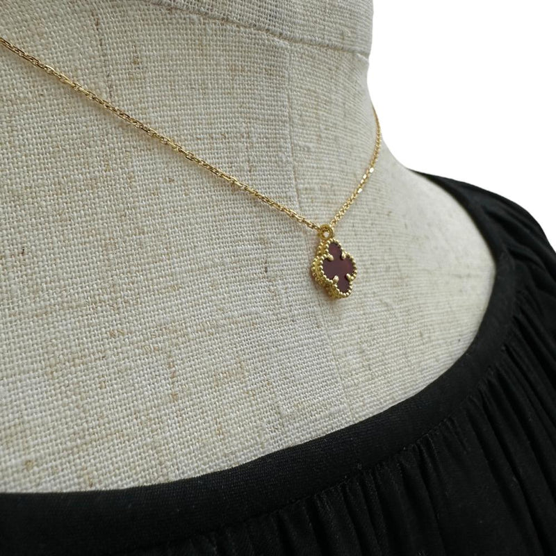 【Van Cleef & Arpels/ヴァンクリーフ＆アーペル】 カーネリアン ネックレス スウィートアルハンブラ K18ゴールド 18金 2.8g 39/41cm レディース
【中古】【真子質店】【GD】




【IMiIMo】