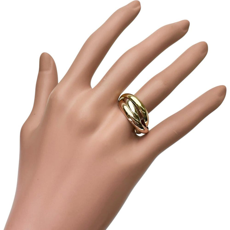 17号【CARTIER/カルティエ】 トリニティ リング・指輪 K18ゴールド 18