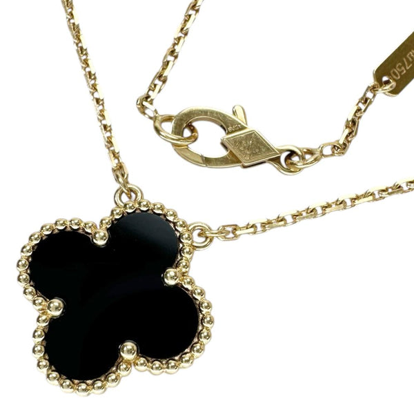 【Van Cleef & Arpels/ヴァンクリーフ＆アーペル】 アルハンブラ オニキス ネックレス K18ゴールド 18金 5.1g 38/42cm レディース
【中古】【真子質店】【GD】




【MaxMix】
