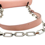 【TOD’S】Double T Chain Shoulder Bag Shoulder Bag Leather Pink Leather/Silver Hardware Women's【Used】【Makoto Shichiten】【BL】

【MoSD】