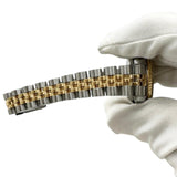 【ROLEX/ロレックス】 オーバーホール済 デイトジャスト 69173 腕時計 ステンレススチール/K18YGイエローゴールド 自動巻き/オートマ (1986年) ゴールド文字盤/シルバーゴールドコンビベルト レディース
【中古】【真子質店】【BL】




【Dxxx】
【ex】