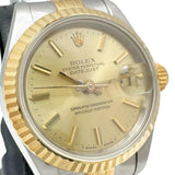 【ROLEX/ロレックス】 オーバーホール済 デイトジャスト 69173 腕時計 ステンレススチール/K18YGイエローゴールド 自動巻き/オートマ (1986年) ゴールド文字盤/シルバーゴールドコンビベルト レディース
【中古】【真子質店】【BL】




【Dxxx】
【ex】