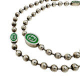 【GUCCI/グッチ】 インターロッキングG ボールチェーン ネックレス シルバー925 35.2g 50cm シルバー/グリーン ユニセックス
【中古】【真子質店】【GD】




【IMix】