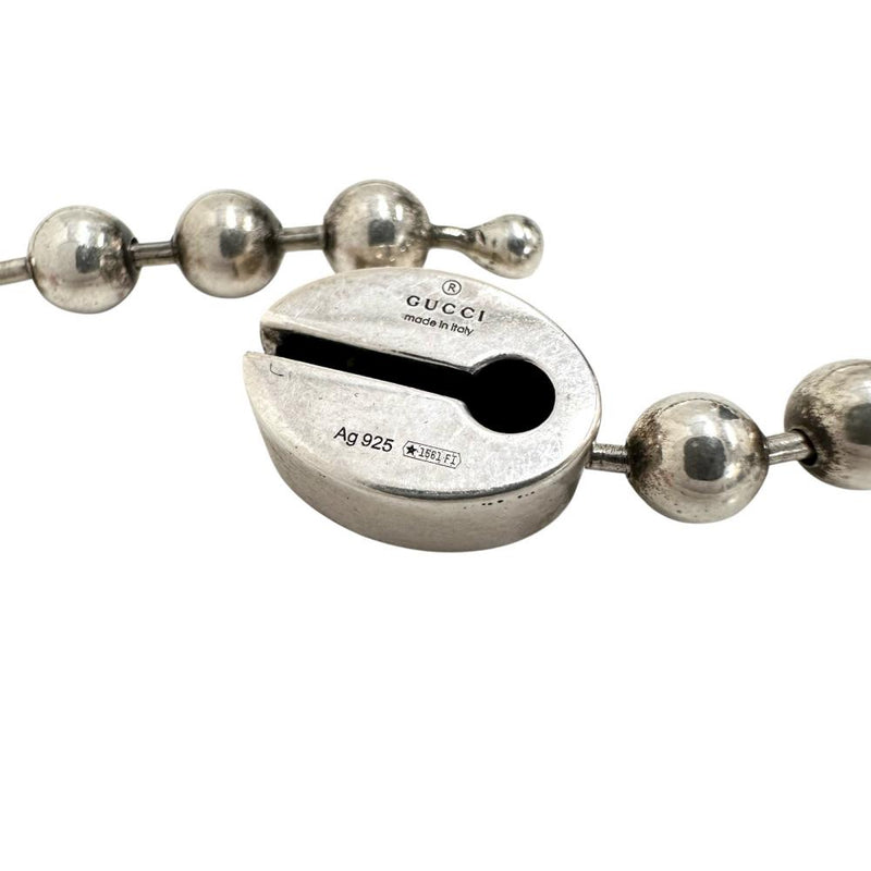 【GUCCI/グッチ】 インターロッキングG ボールチェーン ネックレス シルバー925 35.2g 50cm シルバー/グリーン ユニセックス
【中古】【真子質店】【GD】




【IMix】