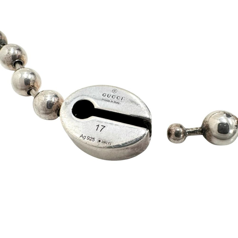 【GUCCI/グッチ】 インターロッキングG ボールチェーン ブレスレット シルバー925 15.8g 17cm シルバー /グリーン ユニセックス
【中古】【真子質店】【GD】




【IYx】