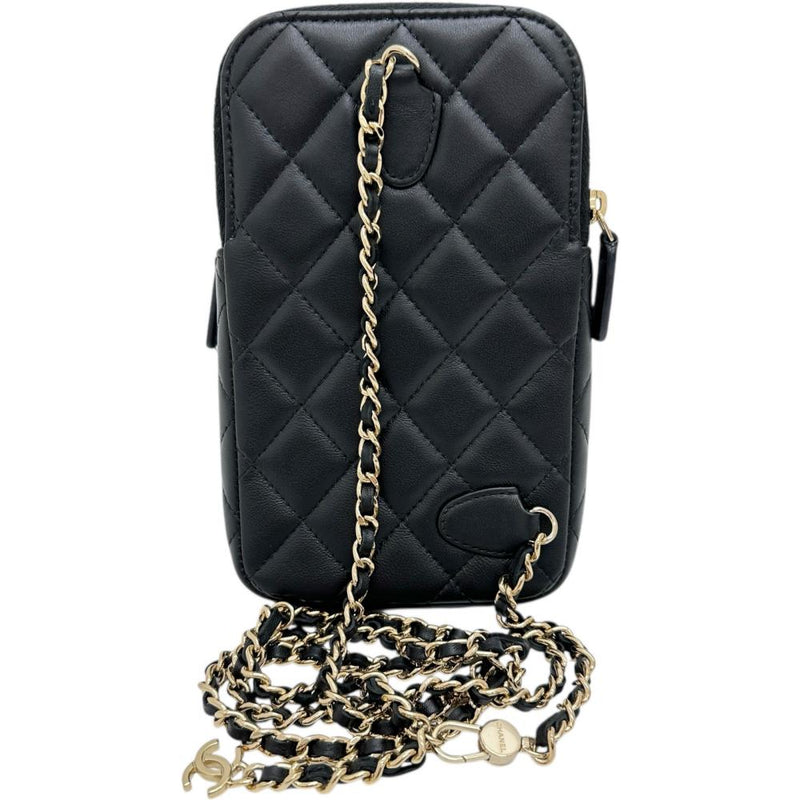 【CHANEL/シャネル】 マトラッセ フォンポーチ AP3739 ショルダーバッグ ラムスキン/レザー ブラック レディース【中古】【真子質店】【BL】




【TMoMox】