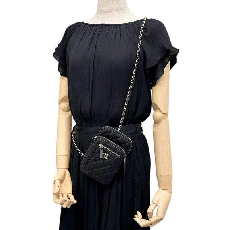 【CHANEL/シャネル】 マトラッセ フォンポーチ AP3739 ショルダーバッグ ラムスキン/レザー ブラック レディース【中古】【真子質店】【BL】




【TMoMox】