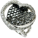 10号【Ponte Vecchio/ポンテヴェキオ】 ハートデザイン ブラックダイヤモンド 0.99ct ダイヤモンド 0.88ct リング・指輪 K18WGホワイトゴールド 18金 13.2g レディース
【中古】【真子質店】【GD】




【TMoYMa】