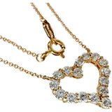 【TIFFANY&Co./ティファニー】 センチメンタルハート　スモール 16Pダイヤモンド ネックレス K18PGピンクゴールド 18金 3.0g 40.5/45.5cm レディース
【中古】【真子質店】【GD】




【TTxx】