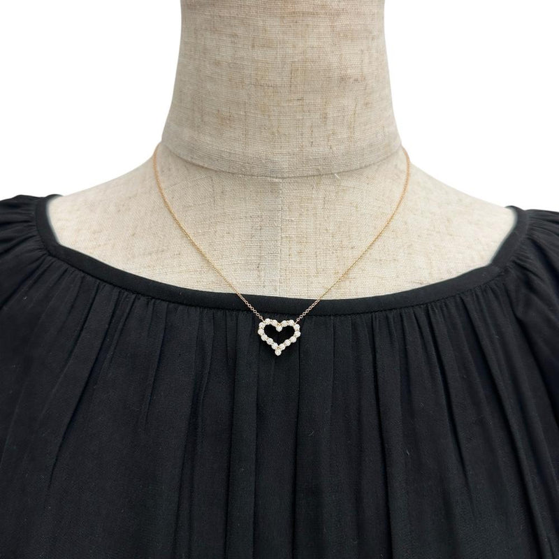 【TIFFANY&Co./ティファニー】 センチメンタルハート　スモール 16Pダイヤモンド ネックレス K18PGピンクゴールド 18金 3.0g 40.5/45.5cm レディース
【中古】【真子質店】【GD】




【TTxx】