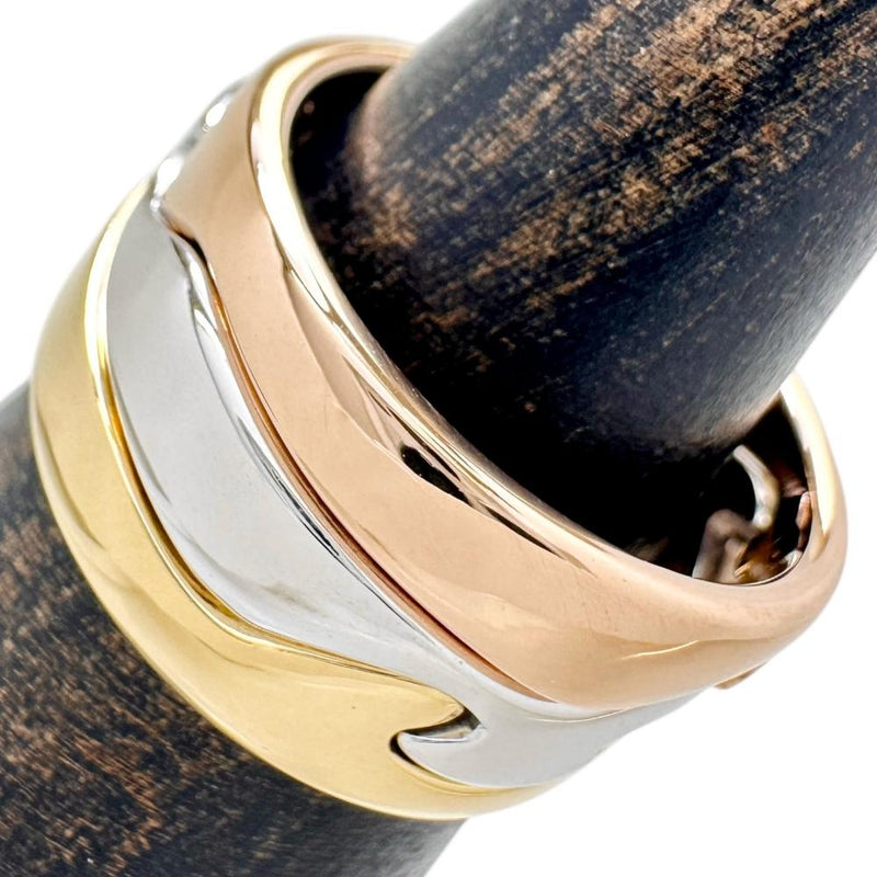 12号【Georg Jensen/ジョージジェンセン】 3連フュージョンリング