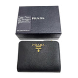 【PRADA/プラダ】 サフィアーノ 1ML018 コンパクトウォレット 二つ折り財布 レザー ブラック レディース【中古】【真子質店】【BL】




【DKx】