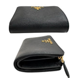 【PRADA/プラダ】 サフィアーノ 1ML018 コンパクトウォレット 二つ折り財布 レザー ブラック レディース【中古】【真子質店】【BL】




【DKx】