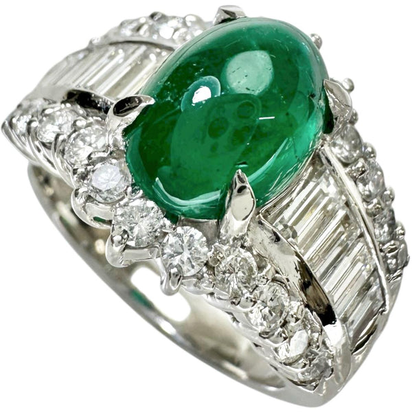 12号 カボションエメラルド 2.38ct ダイヤモンド 1.30ct リング・指輪 Pt900プラチナ 11.4g レディース
【中古】【真子質店】【NN】




【ISMix】