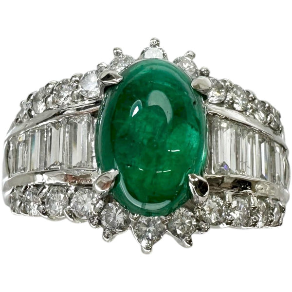 12号 カボションエメラルド 2.38ct ダイヤモンド 1.30ct リング・指輪 Pt900プラチナ 11.4g レディース
【中古】【真子質店】【NN】




【ISMix】