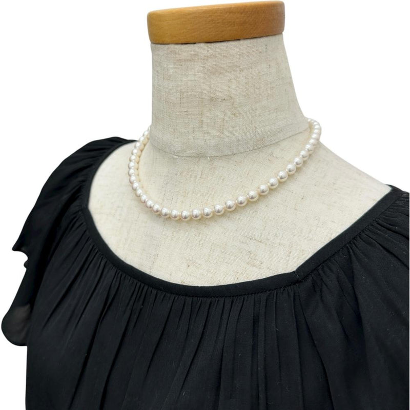 アコヤ真珠(パール)7~7.5mm ネックレス シルバー 31.2g 41cm レディース
【中古】【真子質店】【NN】




【TKMo】