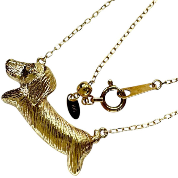 ダックスフンド 犬モチーフ ダイヤモンド 0.01ct ネックレス K18ゴールド 18金 3.3g 47cm レディース
【中古】【真子質店】【NN】




【MoMiMa】