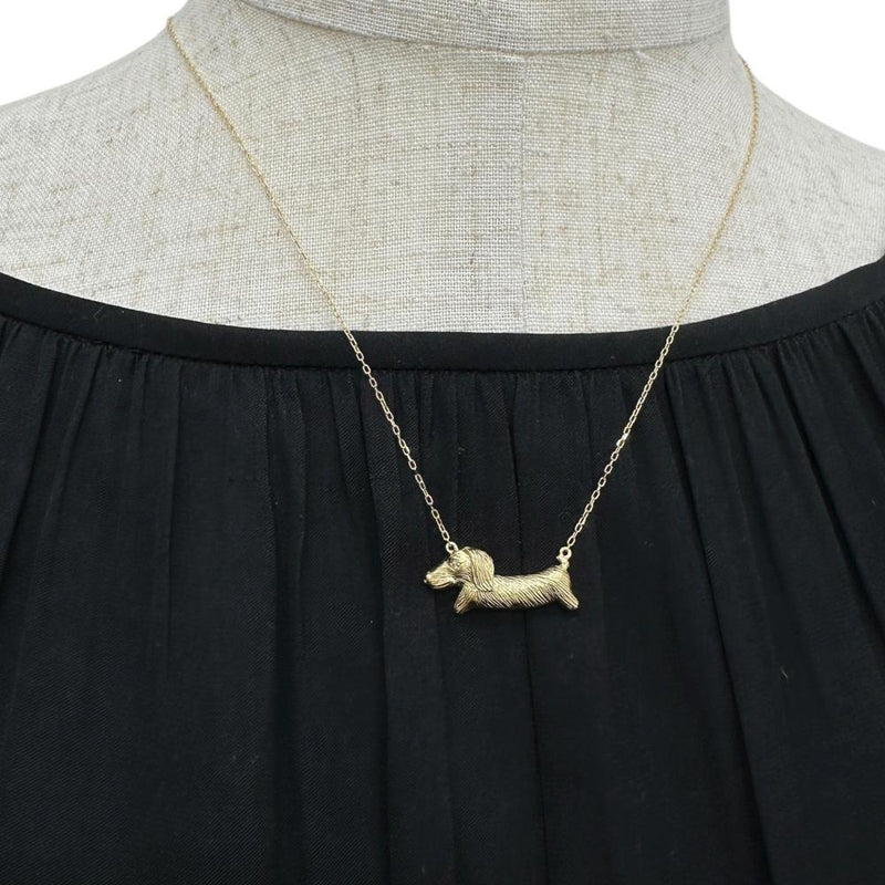 ダックスフンド 犬モチーフ ダイヤモンド 0.01ct ネックレス K18ゴールド 18金 3.3g 47cm レディース
【中古】【真子質店】【NN】




【MoMiMa】