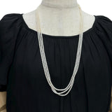 3連 アコヤ真珠 (ベビーパール) 3.0～3.5mm ネックレス シルバー 33.2g 71cm レディース
【中古】【真子質店】【NN】




【MoMox】