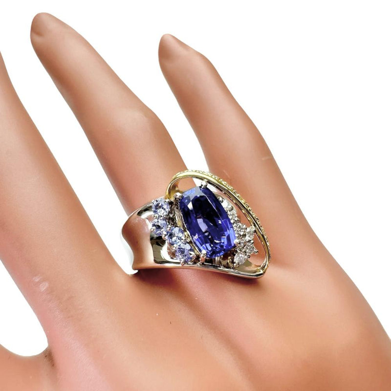 13.5号 タンザナイト 2.499ct ダイヤモンド 計0.23ct リング・指輪 K18ゴールド 18金/Pt900プラチナ 13.4g レディース
【中古】【真子質店】【NN】




【IMoDx】