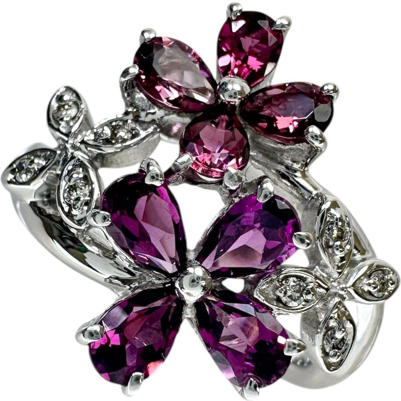 11.5号 ロードライトガーネット 計1.05ct ピンクトルマリン 計0.56ct ダイヤモンド 計0.05ct リング・指輪 K18WGホワイトゴールド 18金 6.6g レディース
【中古】【真子質店】【NN】




【IIxx】