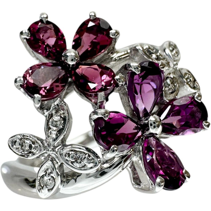 11.5号 ロードライトガーネット 計1.05ct ピンクトルマリン 計0.56ct ダイヤモンド 計0.05ct リング・指輪 K18WGホワイトゴールド 18金 6.6g レディース
【中古】【真子質店】【NN】




【IIxx】