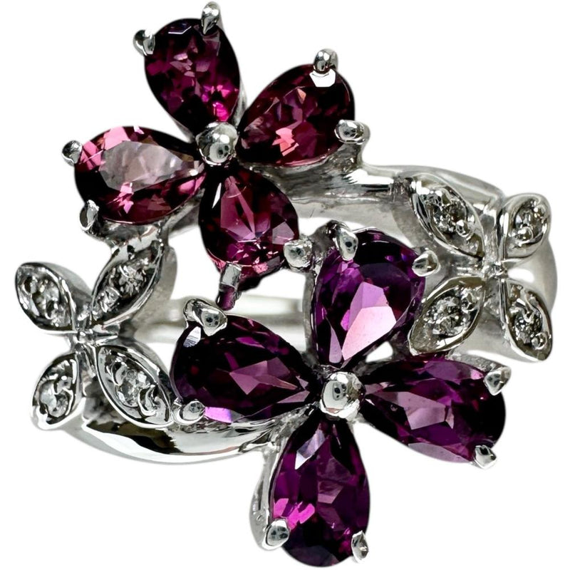 11.5号 ロードライトガーネット 計1.05ct ピンクトルマリン 計0.56ct ダイヤモンド 計0.05ct リング・指輪 K18WGホワイトゴールド 18金 6.6g レディース
【中古】【真子質店】【NN】




【IIxx】