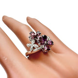 11.5号 ロードライトガーネット 計1.05ct ピンクトルマリン 計0.56ct ダイヤモンド 計0.05ct リング・指輪 K18WGホワイトゴールド 18金 6.6g レディース
【中古】【真子質店】【NN】




【IIxx】