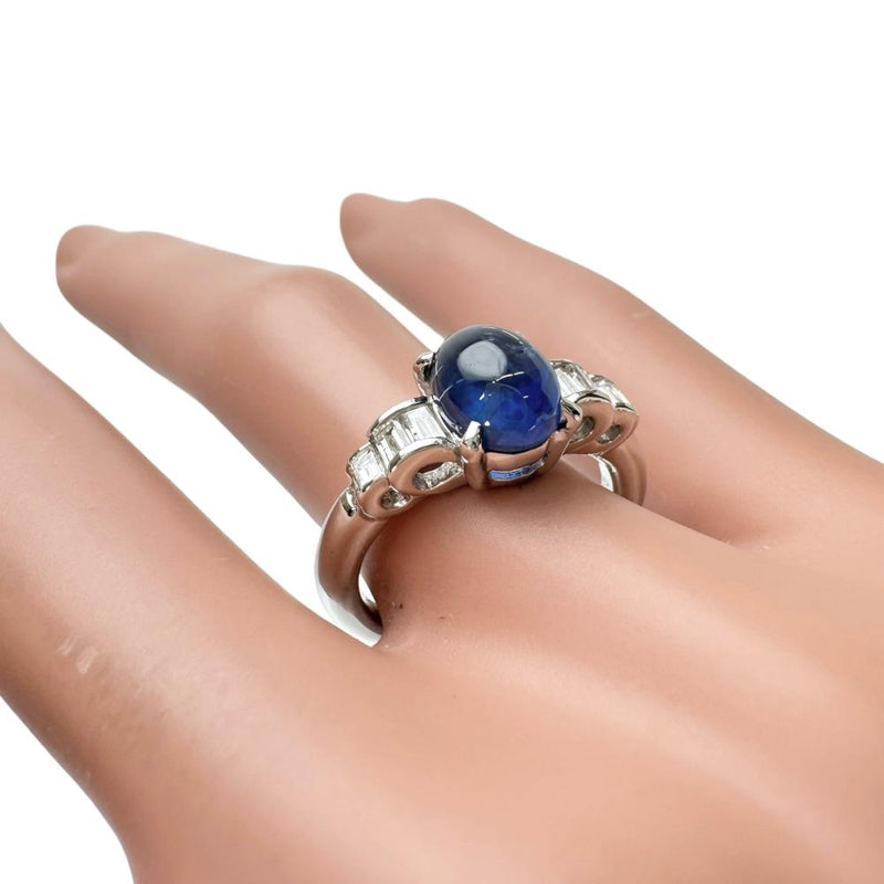 10号 カボションサファイア 2.45ct ダイヤモンド 0.29ct リング・指輪 Pt900プラチナ 7.0g レディース
【中古】【真子質店】【NN】




【YMiT】