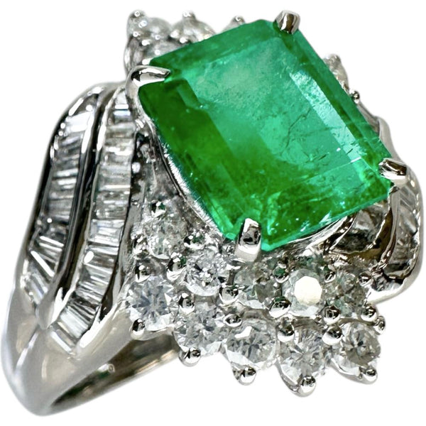 17号 エメラルド 3.12ct ダイヤモンド 計1.18ct リング・指輪 Pt900プラチナ 12.6g レディース
【中古】【真子質店】【NN】




【TTxx】