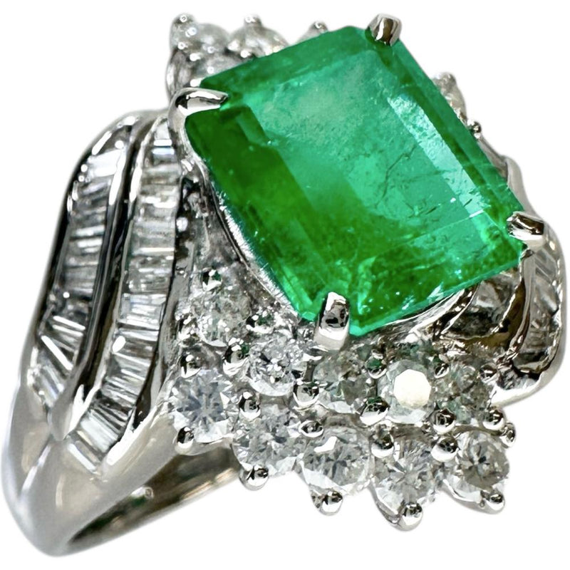 17号 エメラルド 3.12ct ダイヤモンド 計1.18ct リング・指輪 Pt900プラチナ 12.6g レディース
【中古】【真子質店】【NN】




【TTxx】